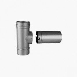 T-Klix 87° Abgang mit Wassernase L = 150 mm