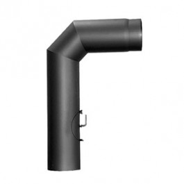 Winkelrohr mit Tür u. Drossel klappe Schenkell. 450/700mm