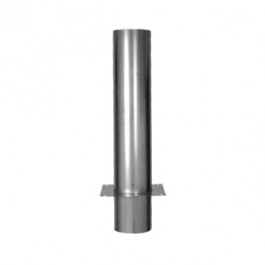 Kaminerhöhung einwandig 0.6 mm Höhe 1000 mm Einschub 250 mm