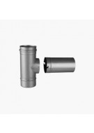 T-Klix 87° Abgang mit Wassernase L = 150 mm
